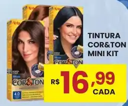 Rede Econômica de Supermercados Tintura cor&ton mini kit oferta