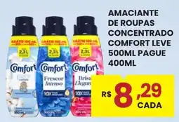 Rede Econômica de Supermercados Amaciante de roupas concentrado comfort leve oferta