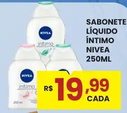 Rede Econômica de Supermercados Sabonete líquido íntimo nivea oferta