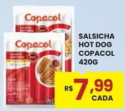Rede Econômica de Supermercados Salsicha hot dog copacol oferta
