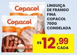 Rede Econômica de Supermercados linguiça de frango fina oferta