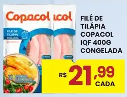Rede Econômica de Supermercados Filé de tilápia copacol oferta