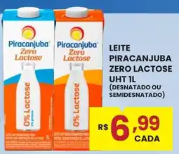 Rede Econômica de Supermercados Leite piracanjuba zero lactose oferta