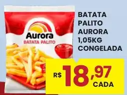 Rede Econômica de Supermercados Batata palito aurora oferta