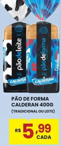 Rede Econômica de Supermercados Pão de forma calderan oferta