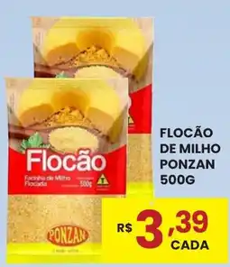 Rede Econômica de Supermercados Flocão de milho oferta