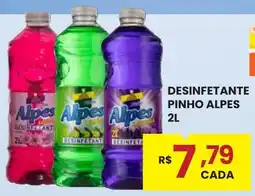 Rede Econômica de Supermercados Desinfetante pinho alpes oferta