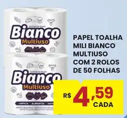 Rede Econômica de Supermercados Papel toalha mili bianco multiuso oferta