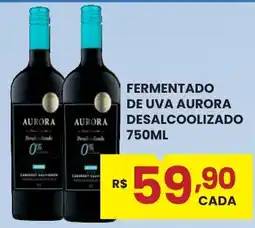 Rede Econômica de Supermercados Fermentado de uva aurora desalcoolizado oferta