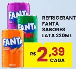 Rede Econômica de Supermercados Refrigerant fanta sabores oferta