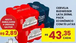 Rede Econômica de Supermercados Cerveja budweiser oferta