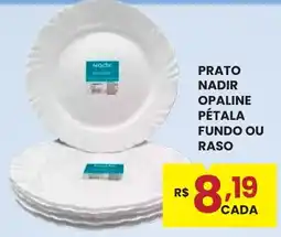 Rede Econômica de Supermercados Prato nadir opaline pétala fundo ou raso oferta
