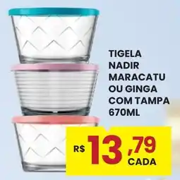 Rede Econômica de Supermercados Tigela nadir maracatu ou ginga com tampa oferta
