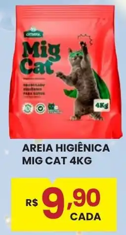 Rede Econômica de Supermercados Areia higiênica mig cat oferta