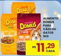 Rede Econômica de Supermercados Alimento domus para cães ou gatos oferta