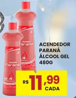 Rede Econômica de Supermercados Acendedor paraná álcool gel oferta