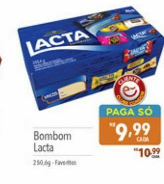 Supermercados Condor Bombom lacta oferta