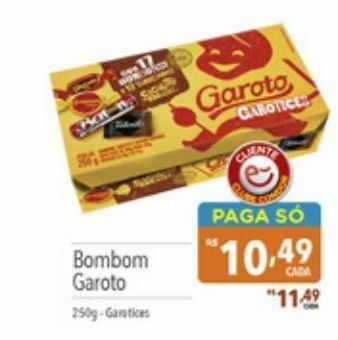 Supermercados Condor Bombom garoto oferta