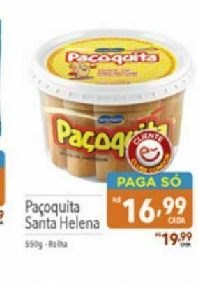 Supermercados Condor Paçoquita santa helena oferta