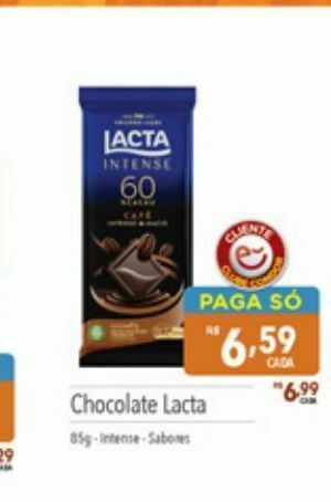 Supermercados Condor Chocolates lacta oferta