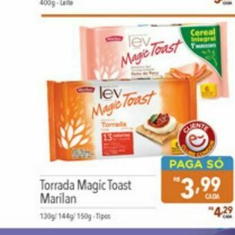 Supermercados Condor Torrada magic toast marilan oferta