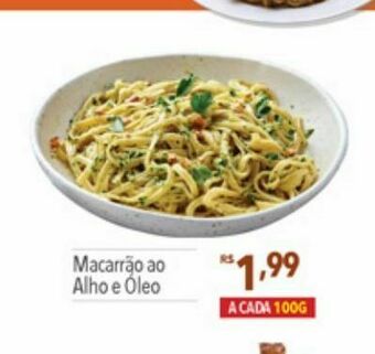 Supermercados Condor Macarrao ao alho e oleo oferta