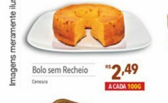 Supermercados Condor Bolo sem recheio oferta