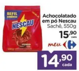 Carrefour Achocolatado em pó Nescau oferta