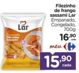 Carrefour Filezinho de frango sassami lar oferta