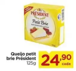 Carrefour Queijo petit brie Président oferta
