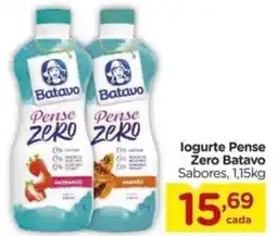 Carrefour Iogurte pense zero batavo sabores oferta