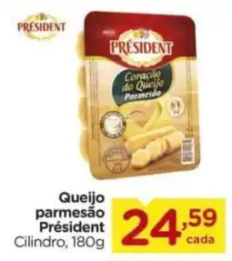 Carrefour Queijo parmesão Président oferta