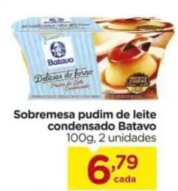 Carrefour Sobremesa pudim de leite condensado Batavo oferta