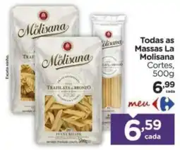 Carrefour Todas as massas la molisana cortes oferta