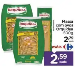 Carrefour Massa com ovos Orquidea oferta