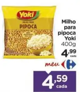 Carrefour Milho para pipoca Yoki oferta