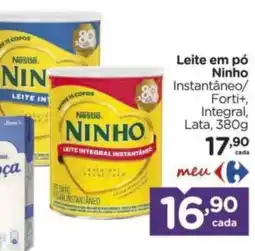 Carrefour Leite em pó Ninho Instantâneo/ Forti+, Integral oferta