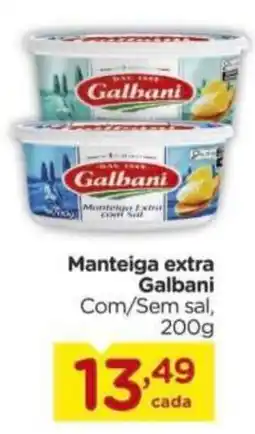 Carrefour Manteiga extra galbani com/sem sal oferta