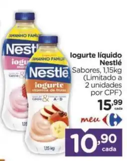 Carrefour Iogurte líquido Nestlé oferta