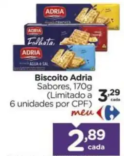 Carrefour Biscoito Adria oferta