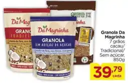 Carrefour Granola da magrinha 7 grãos cacau/ tradicional/ sem açúcar oferta