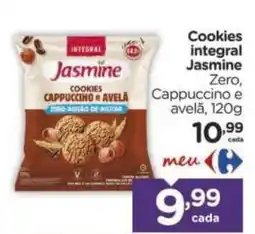Carrefour Cookies integral jasmine zero, cappuccino e avelã oferta