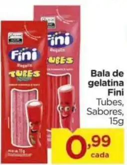 Carrefour Bala de gelatina Fini Tubes, Sabores oferta
