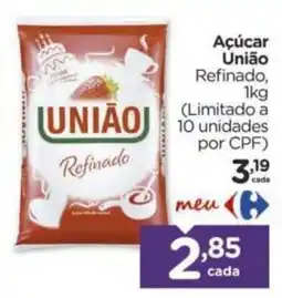 Carrefour Açúcar União Refinado oferta