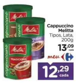 Carrefour Cappuccino Melitta Tipos oferta