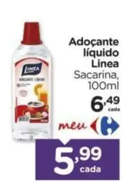 Carrefour Adoçante líquido Linea Sacarina oferta