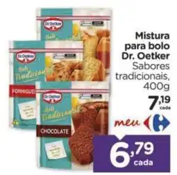 Carrefour Mistura para bolo Dr. Oetker Sabores tradicionais oferta