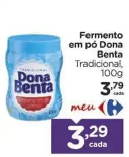 Carrefour Fermento em pó Dona Benta Tradicional oferta