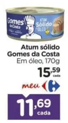 Carrefour Atum sólido Gomes da Costa oferta