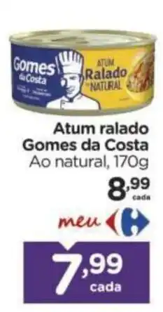 Carrefour Atum ralado Gomes da Costa Ao natural oferta